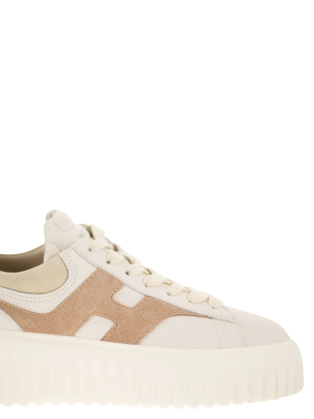 Hogan H-Stripes - Leather And Suede Trainers