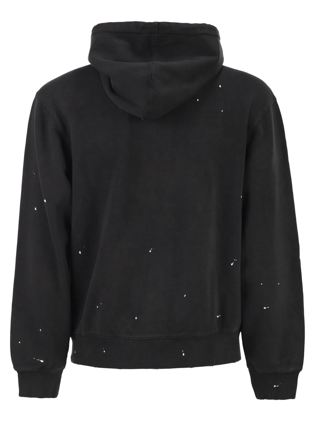Carhartt Zip-Up Hooded Sweatshirt With Paint Effe