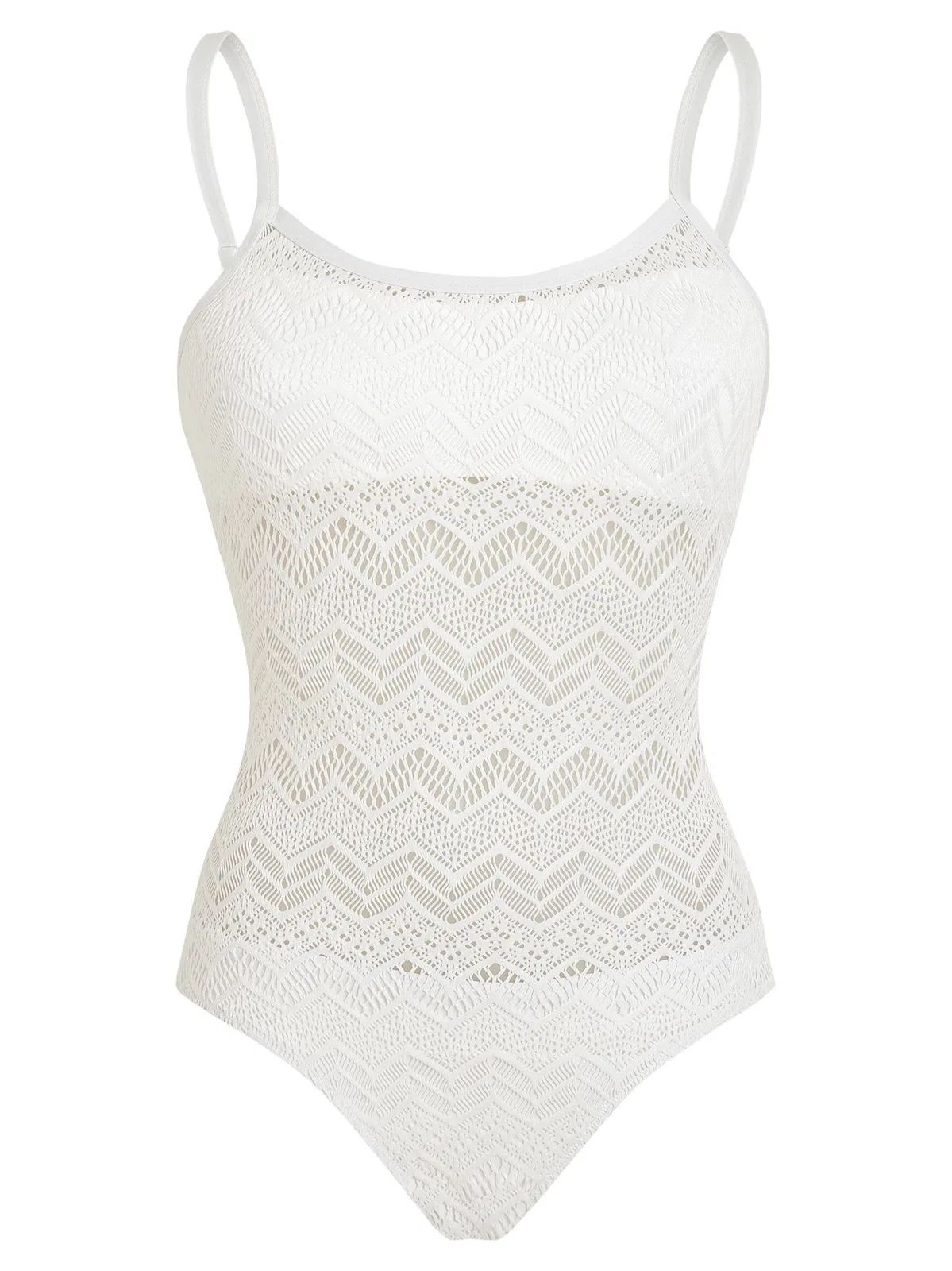 Vilebrequin Women's Chevron Crochet One-Piece Swimsu