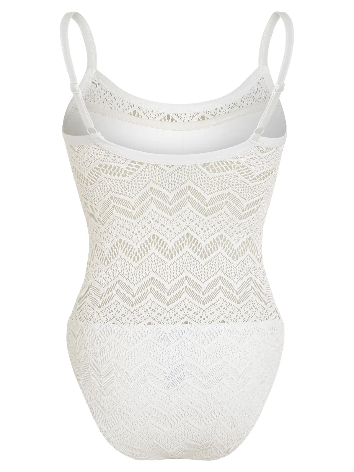 Vilebrequin Women's Chevron Crochet One-Piece Swimsu