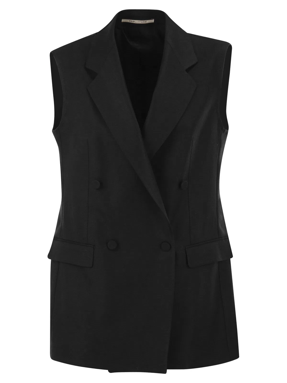 Tagliatore Double-Breasted Linen Waistcoat