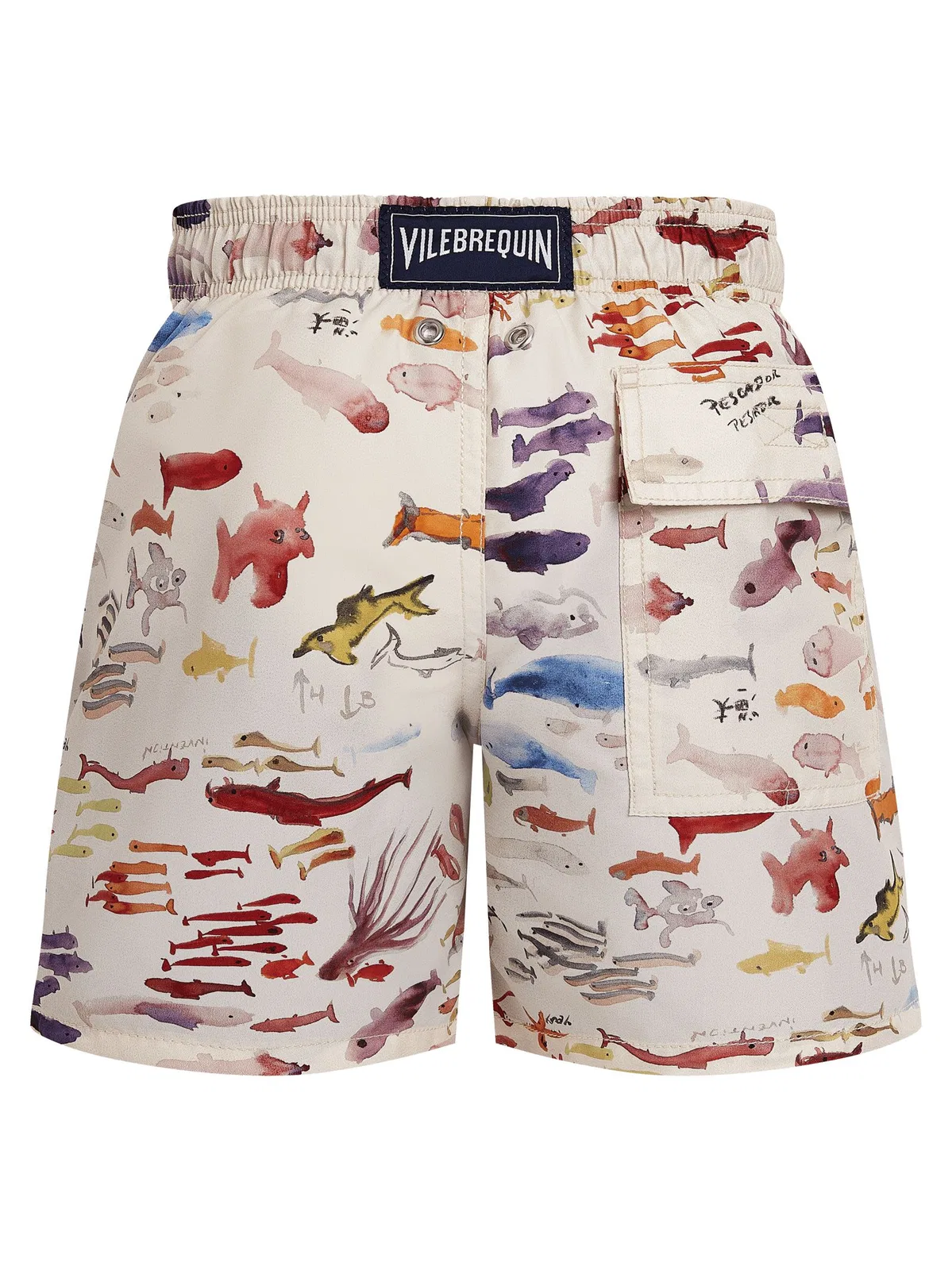 Vilebrequin Boysโ Recycled Polyamide Swim Shorts Wit