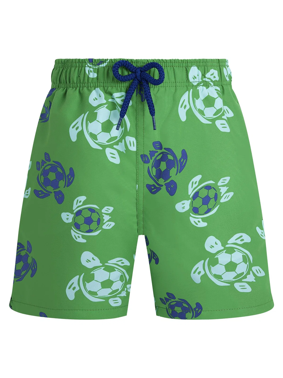 Vilebrequin Boys’ Swim Shorts With Turtle Print