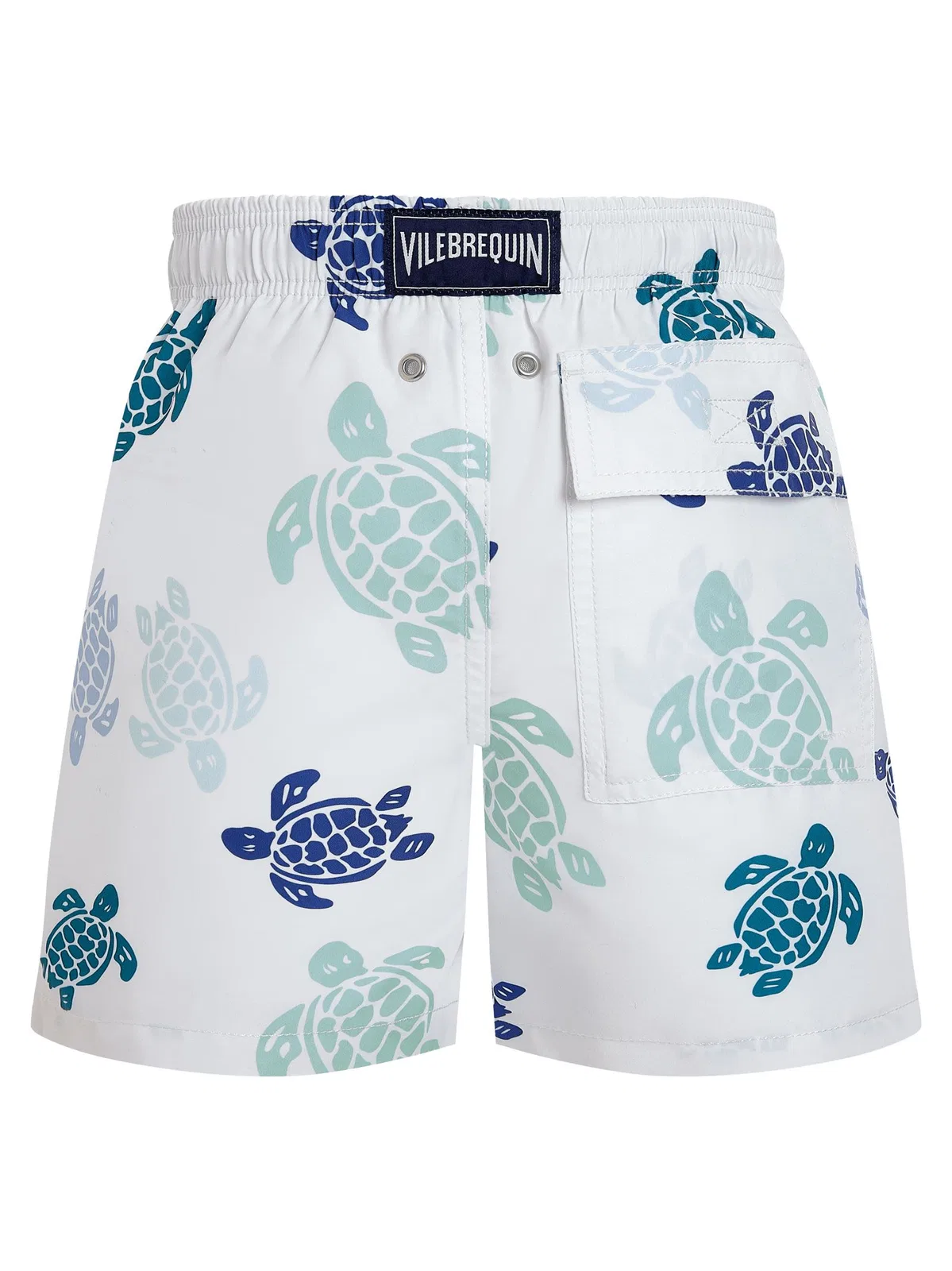 Vilebrequin Boys’ Recycled Polyamide Swim Shorts Wit