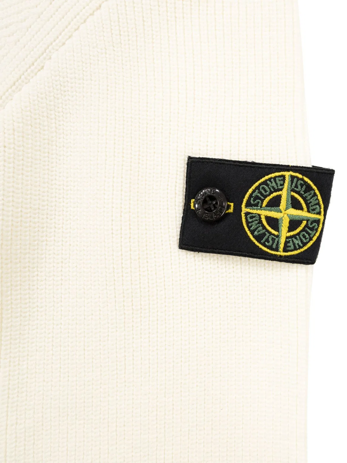Stone Island Ribbed Cotton Crewneck Sweater