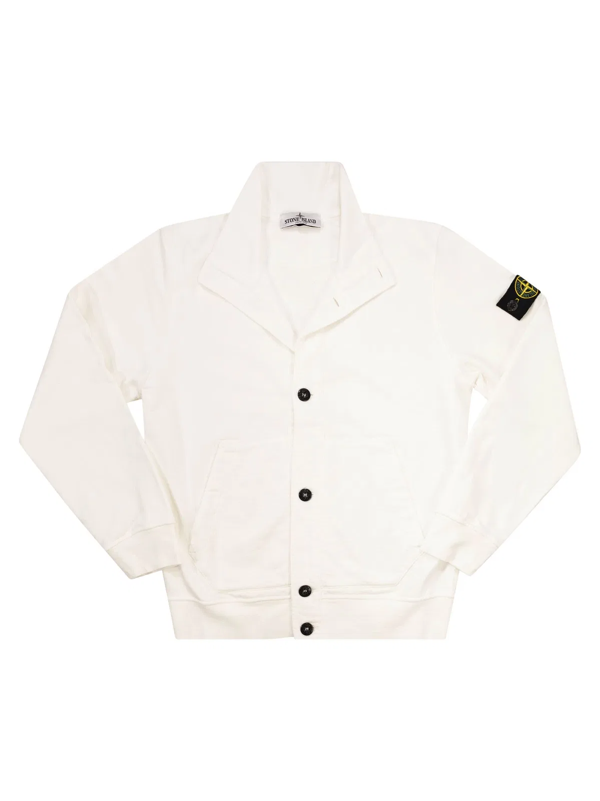 Stone Island Sweatshirt With Contrasting Colour Butto