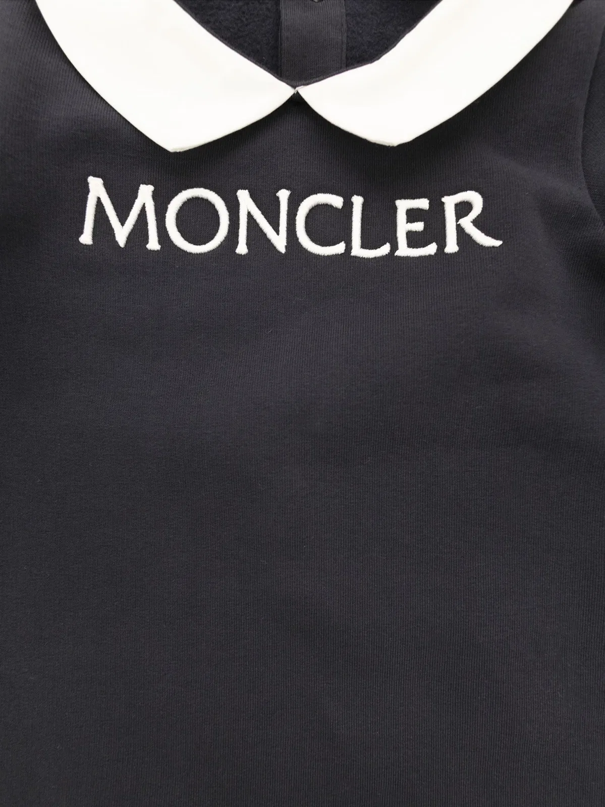 Moncler Cotton Bodysuit With Embroidered Logo