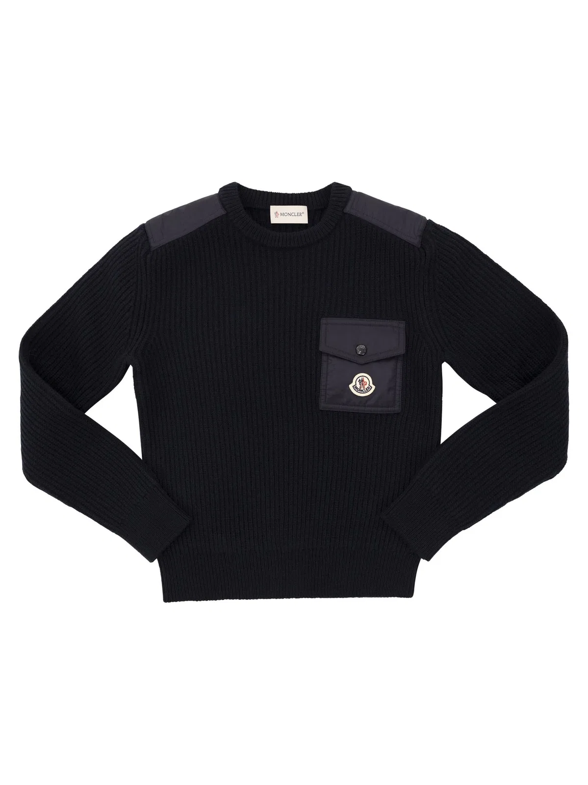 Moncler Wool Jumper With Pocket