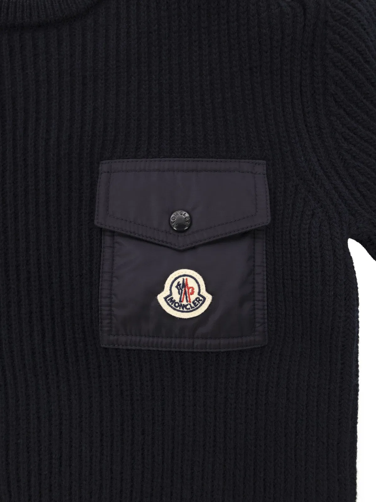 Moncler Wool Jumper With Pocket