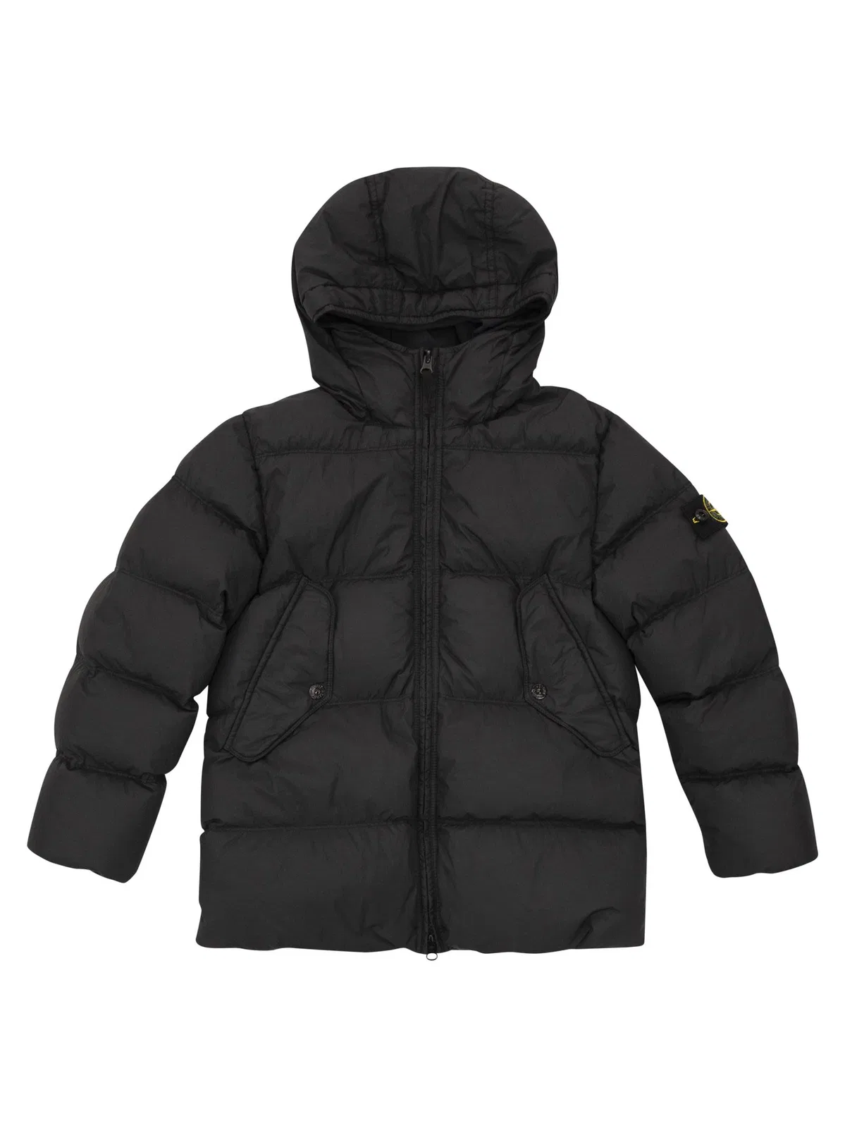 Stone Island Down-Filled Parka With Water Repellent F
