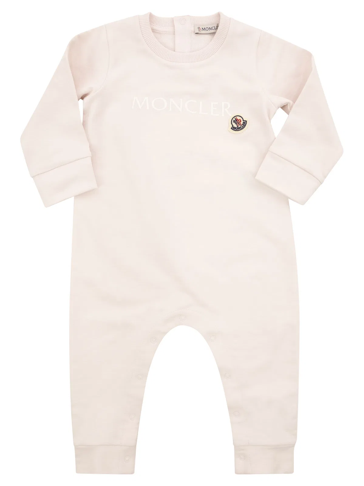 Moncler Cotton Bodysuit With Logo And Gift Box