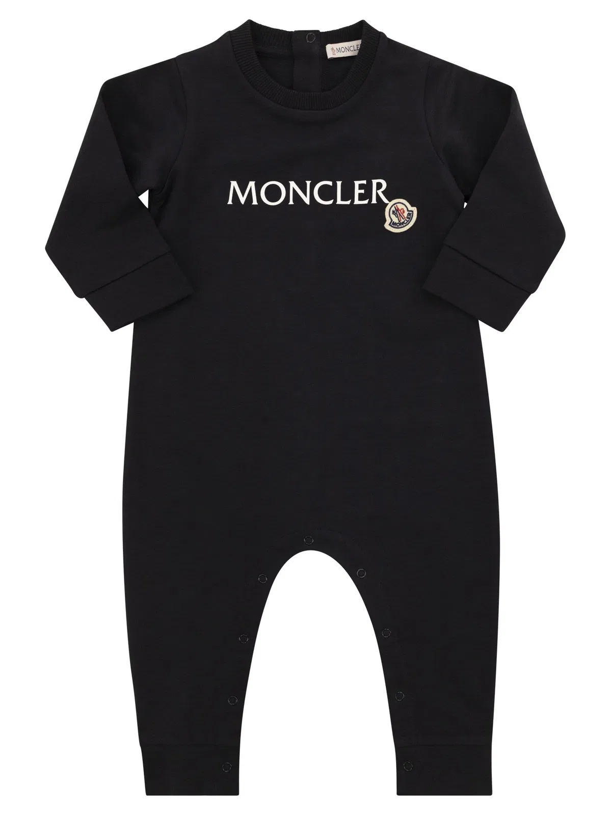 Moncler Cotton Bodysuit With Logo And Gift Box