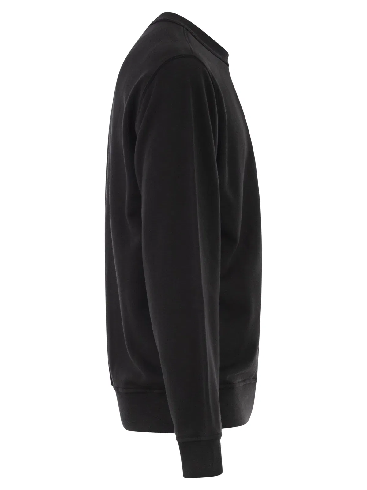 Stone Island Regular Fit Crew Neck Sweatshirt With Se