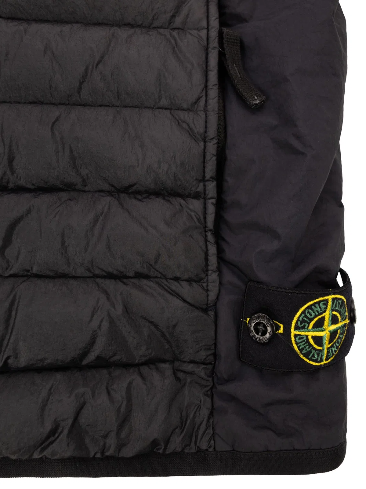 Stone Island Down Waistcoat With Anti-Drip