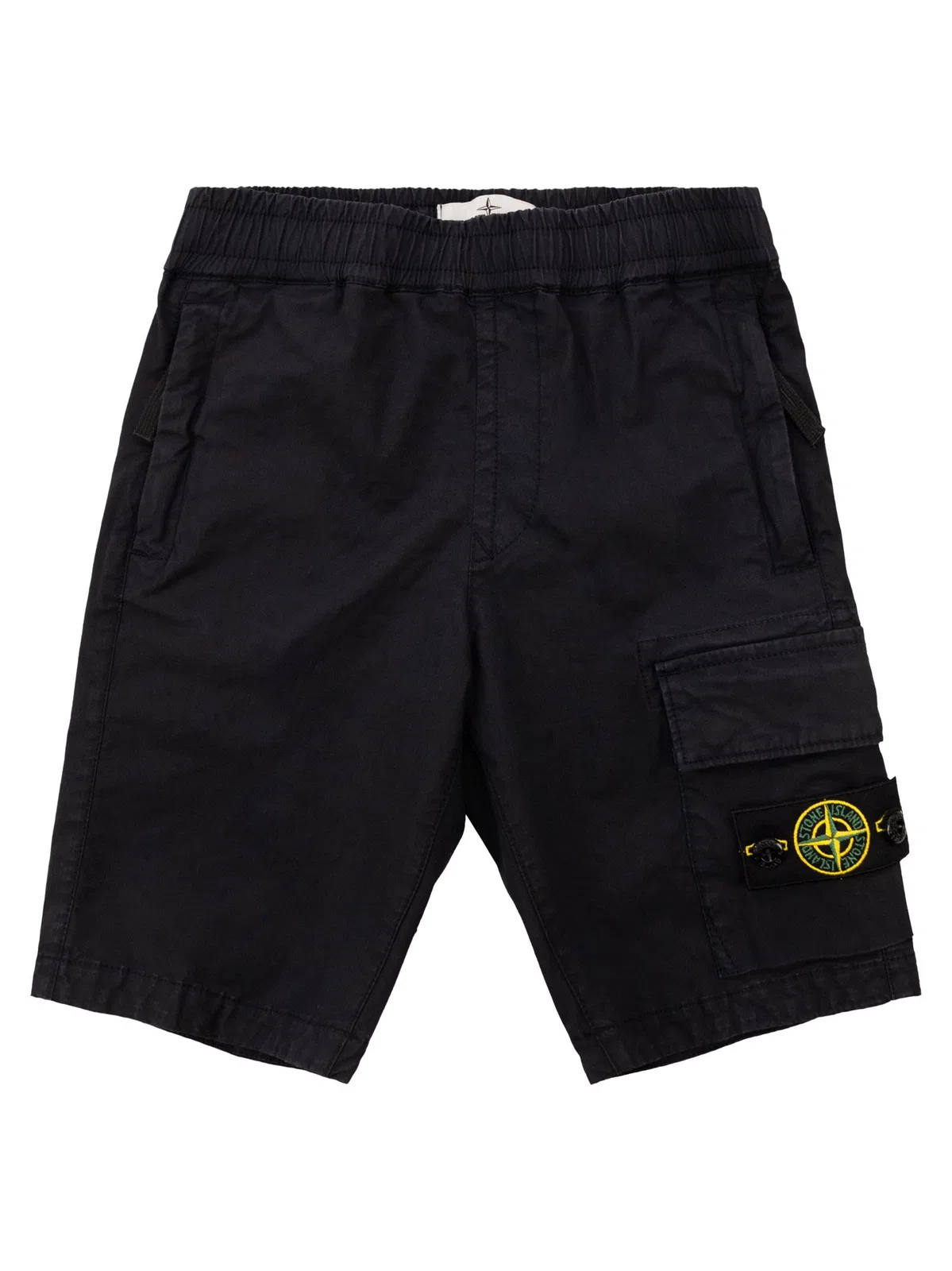 Stone Island Regular Fit Cargo Bermuda Shorts With El
