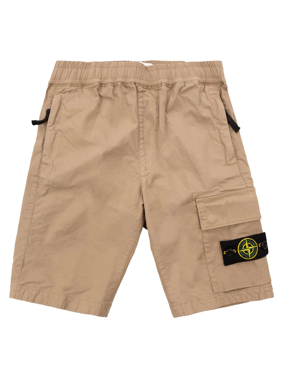 Stone Island Regular Fit Cargo Bermuda Shorts With El