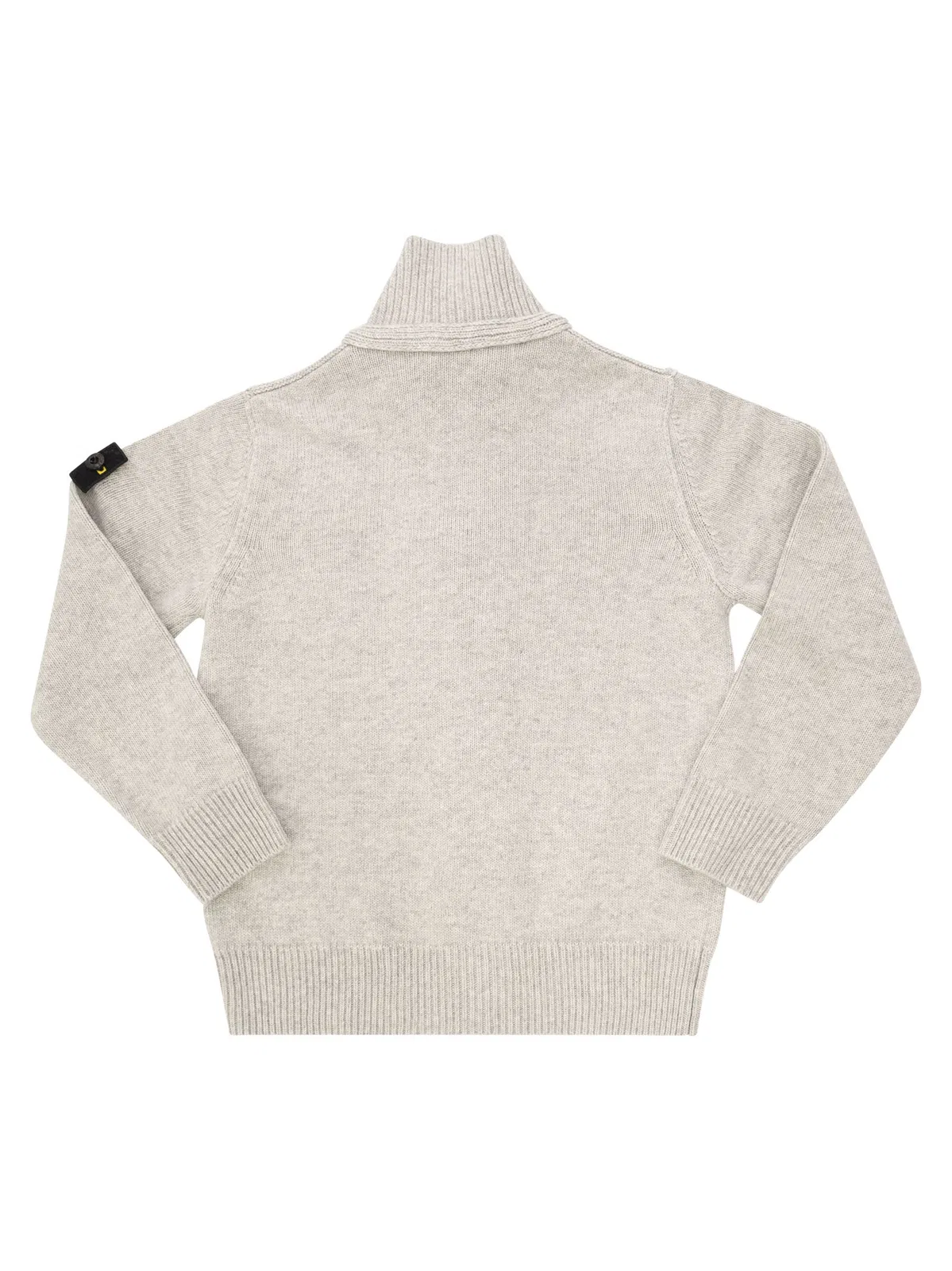 Stone Island Cardigan With Stand-Up Collar, Zip And B