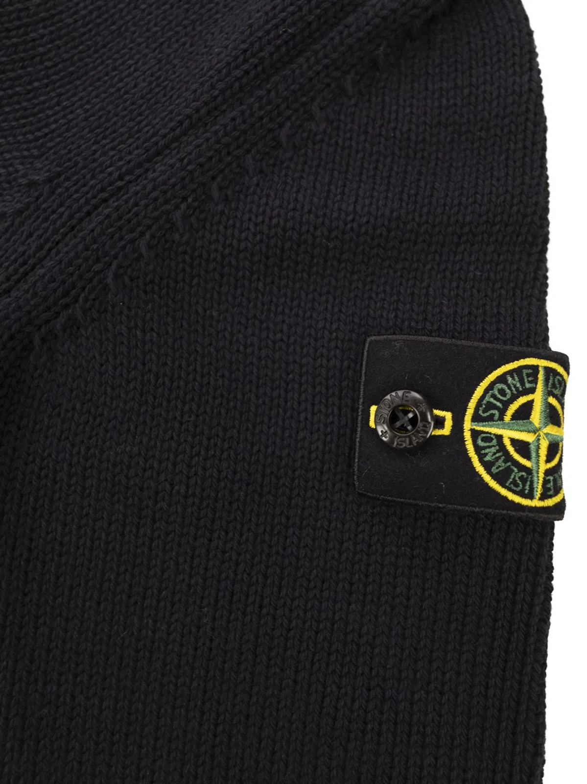Stone Island Cotton Knit Jumper With High Neck And Co