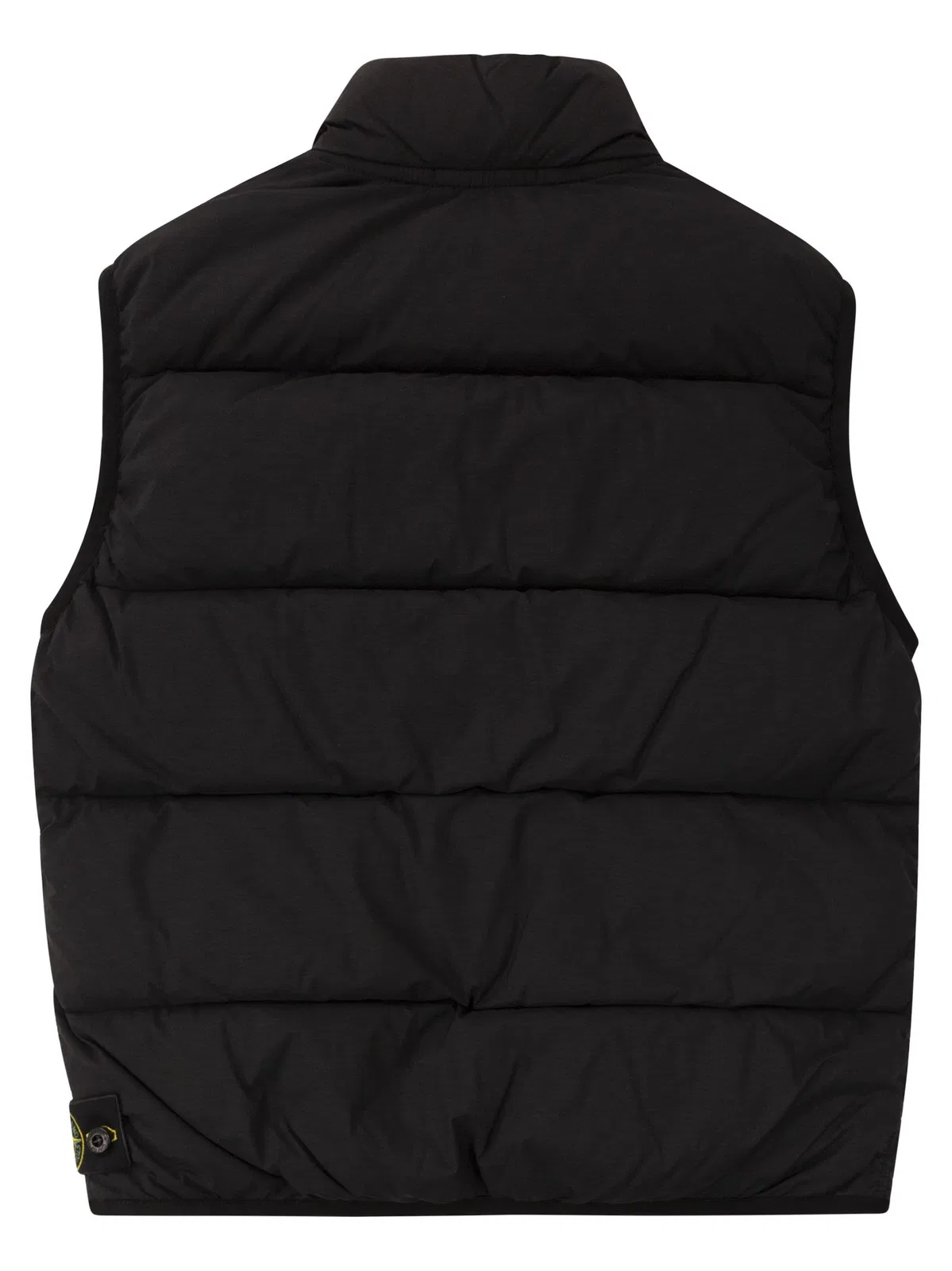 Stone Island Stretch Nylon Padded Gilet With Compass
