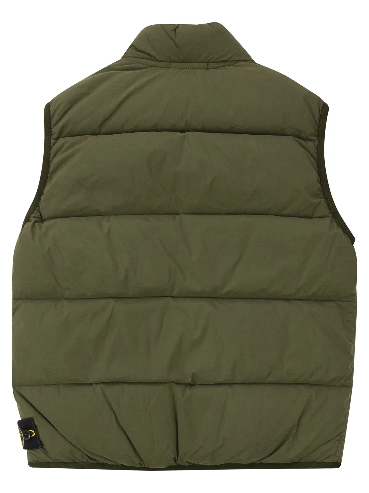 Stone Island Stretch Nylon Padded Gilet With Compass