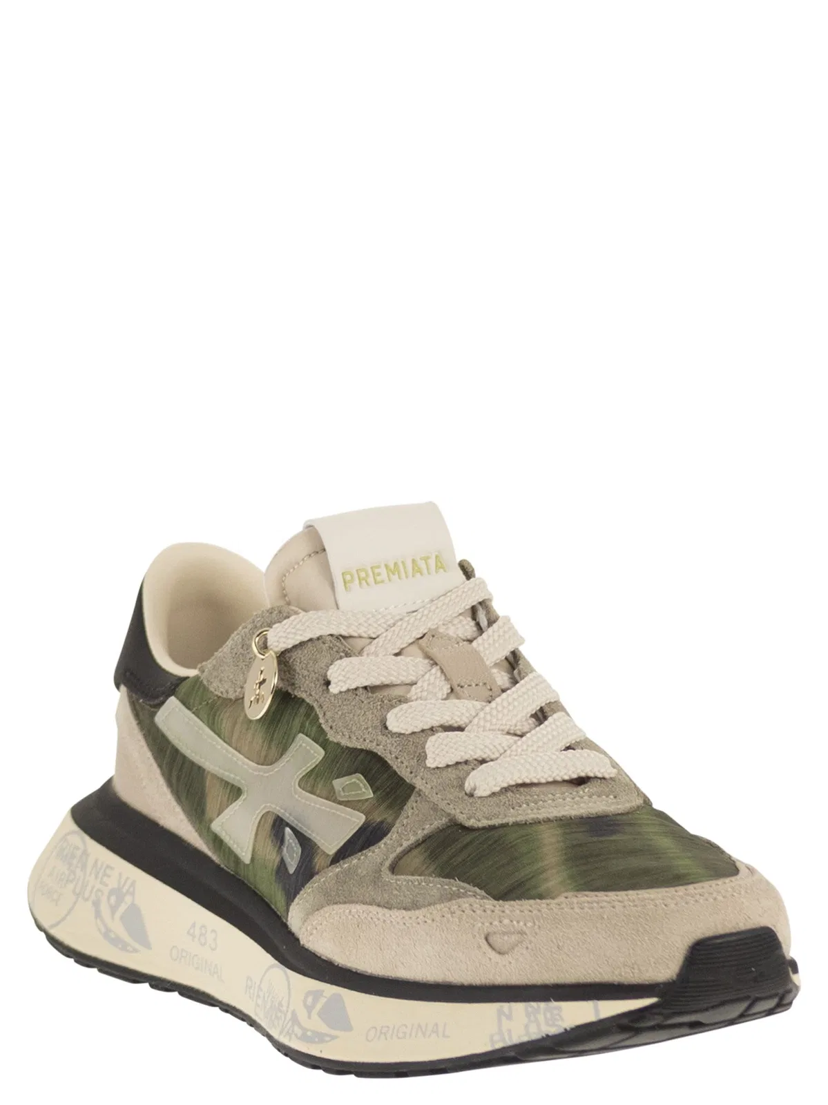 Premiata Lauryn 8185 - Camouflage Fabric Trainers