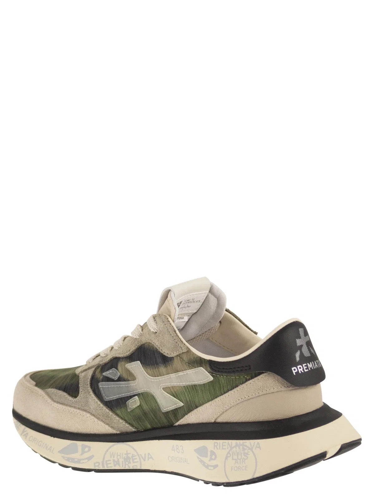 Premiata Lauryn 8185 - Camouflage Fabric Trainers