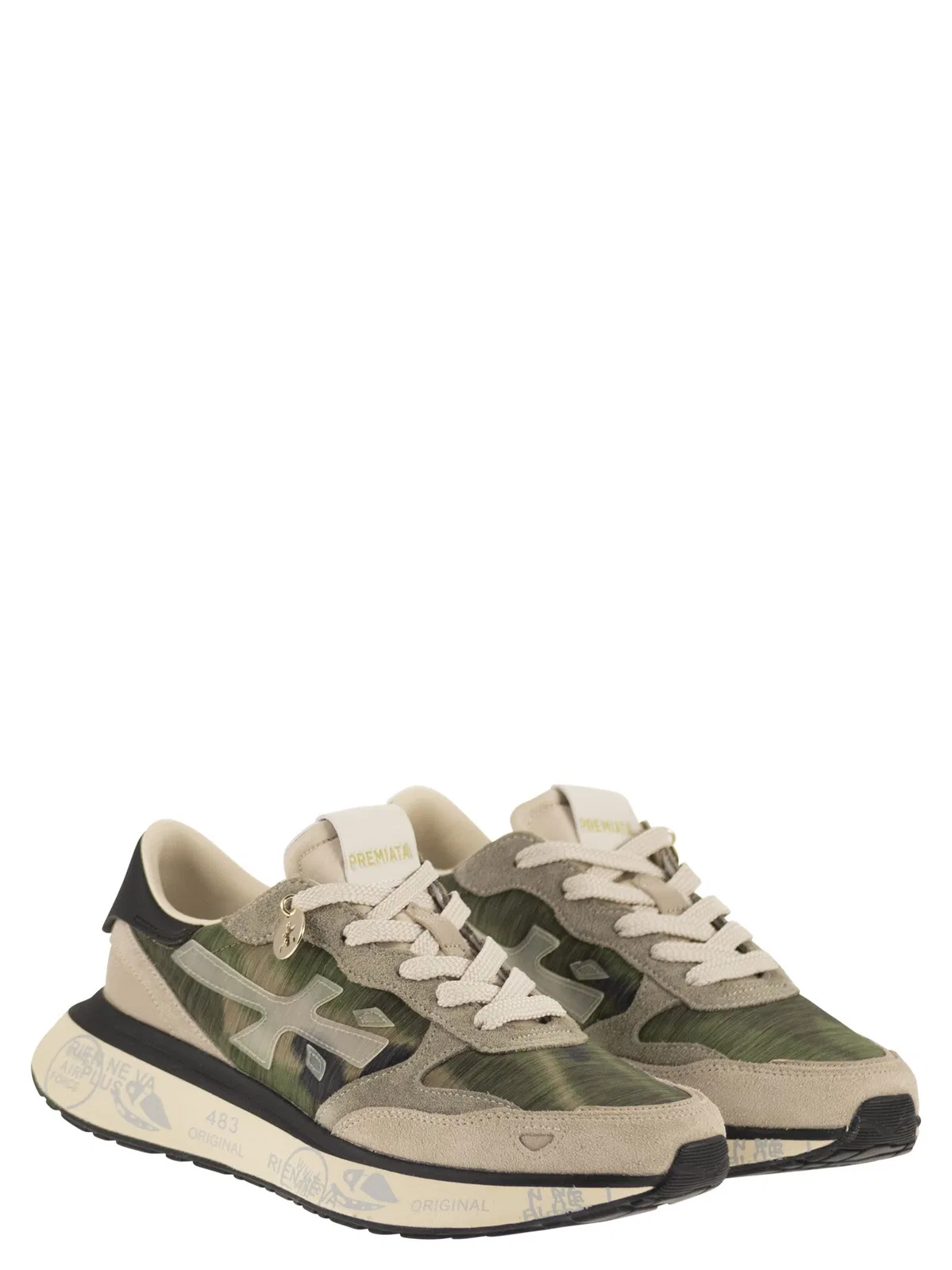 Premiata Lauryn 8185 - Camouflage Fabric Trainers