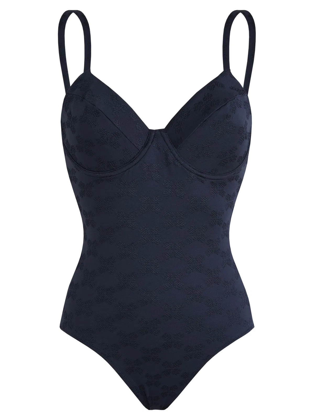 Vilebrequin Jacquard Swimsuit With Structured Cups