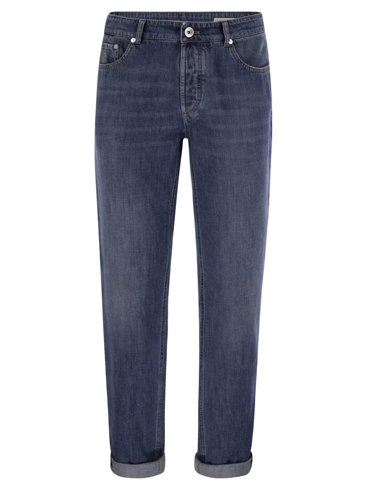 Brunello Cucinelli Five-Pocket Traditional Fit Trousers In 