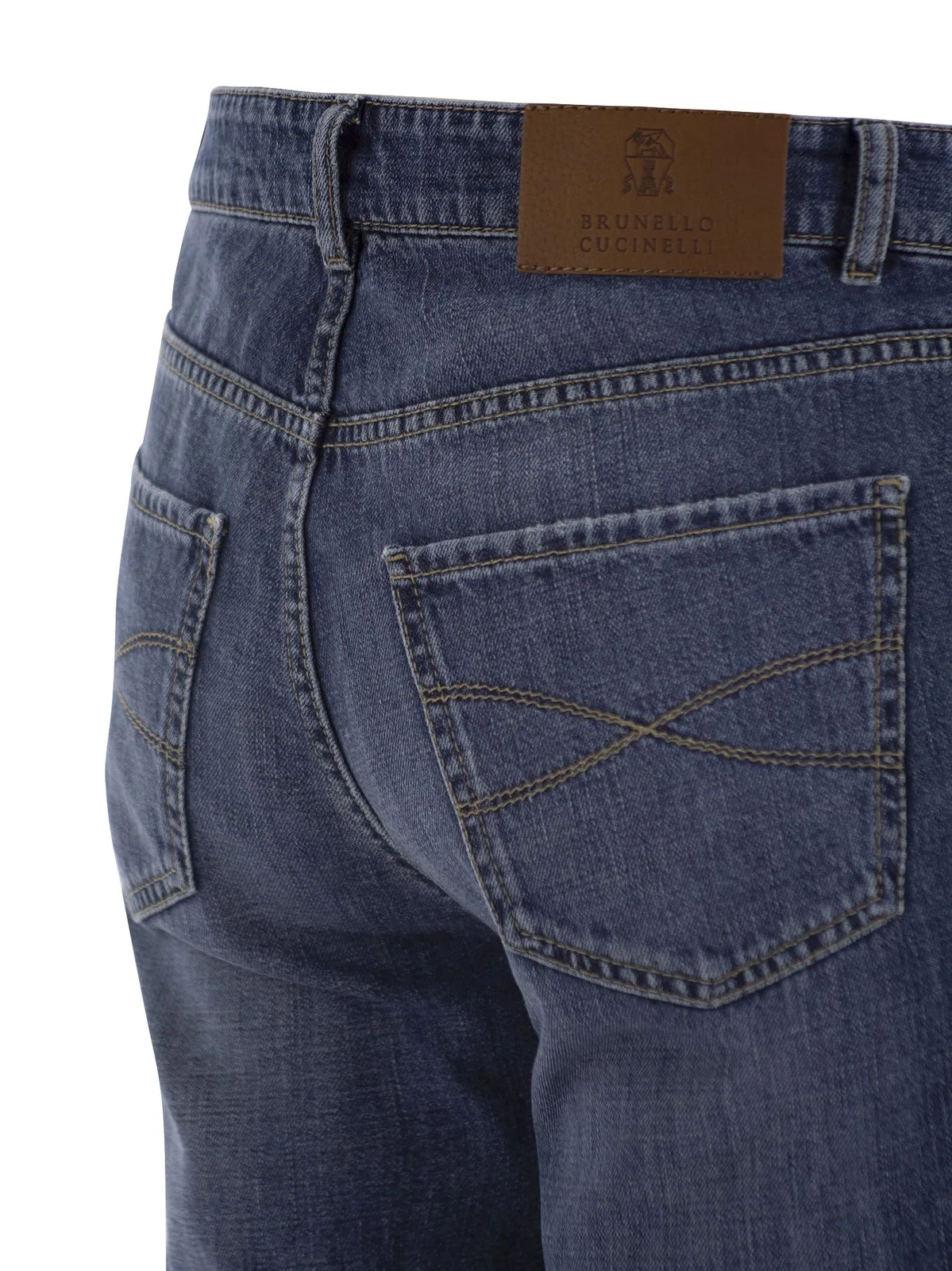 Brunello Cucinelli Five-Pocket Traditional Fit Trousers In 