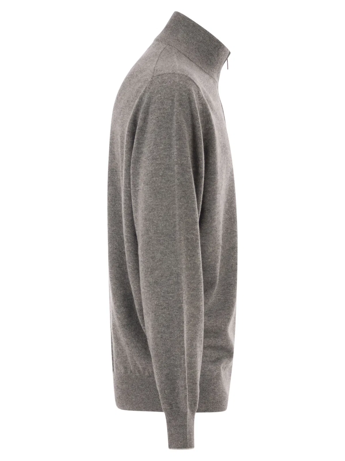 Brunello Cucinelli Cashmere Turtleneck Sweater With Zipper