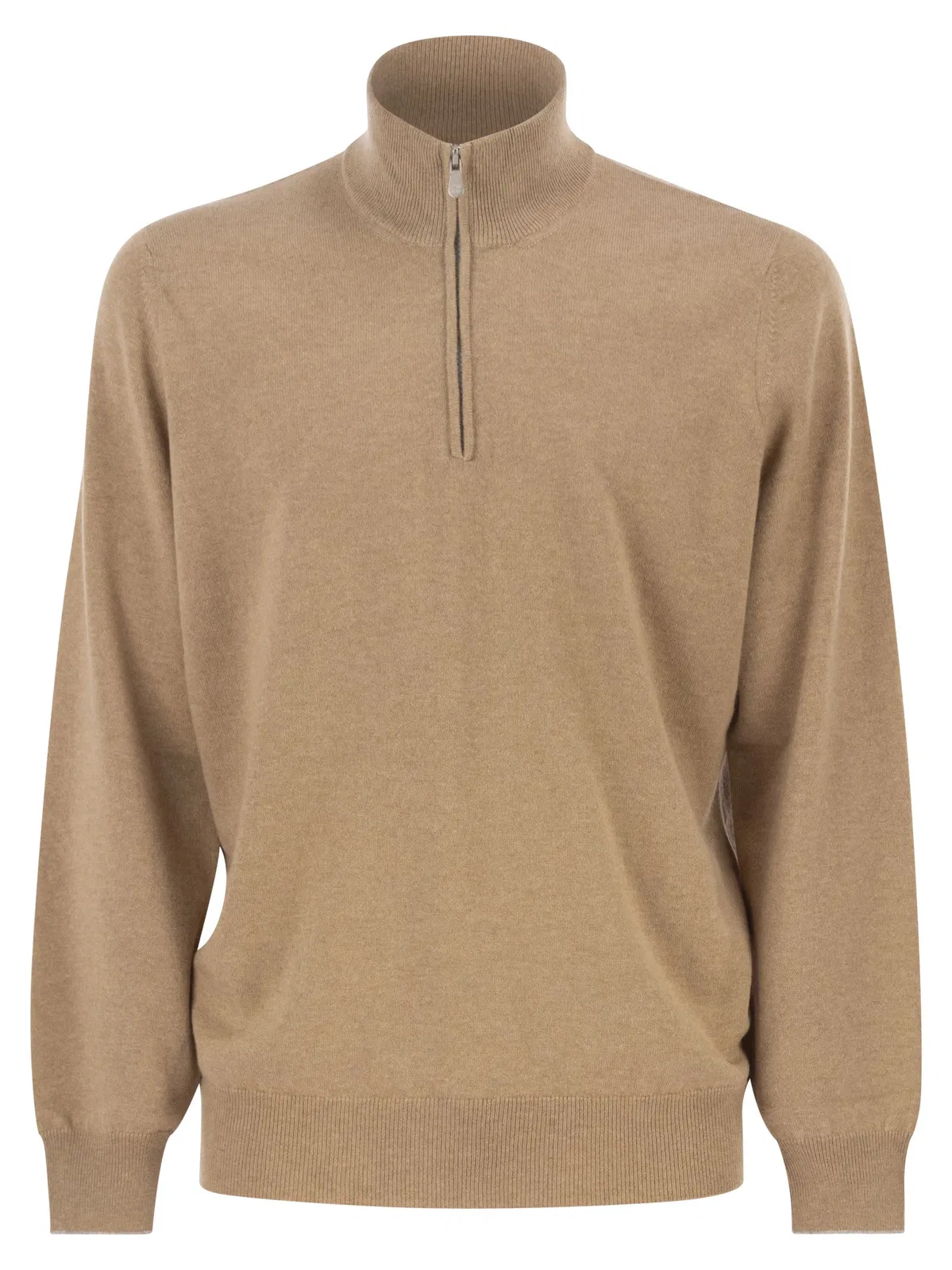 Brunello Cucinelli Cashmere Turtleneck Sweater With Zipper