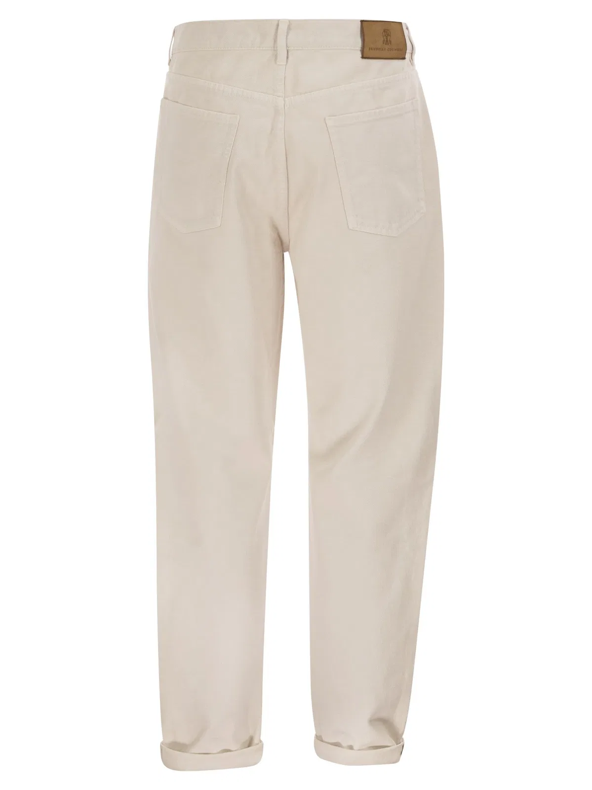 Brunello Cucinelli Five-Pocket Cotton Jeans With A Contempo