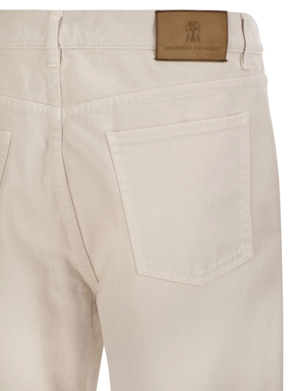 Brunello Cucinelli Five-Pocket Cotton Jeans With A Contempo
