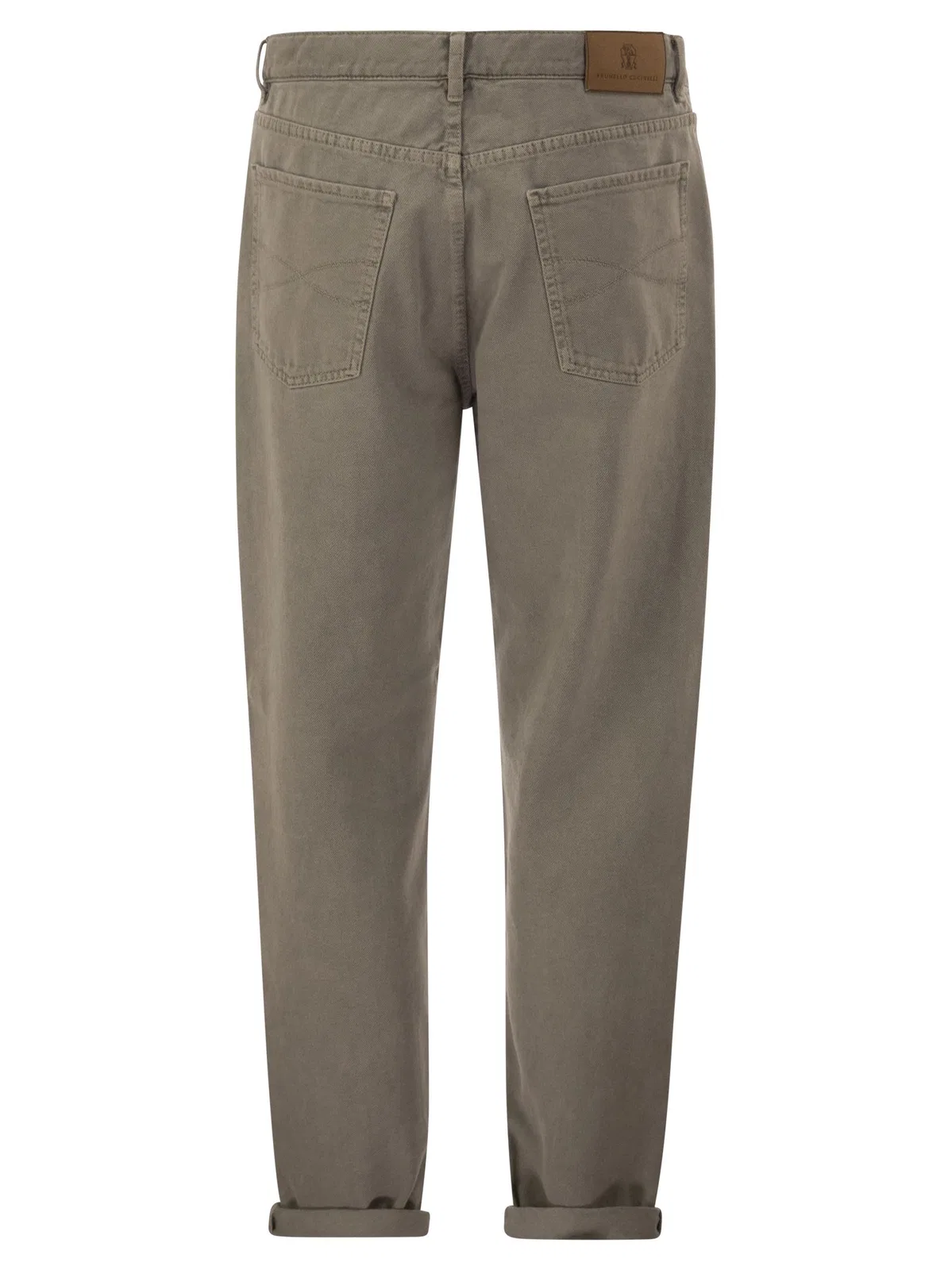 Brunello Cucinelli Five-Pocket Cotton Jeans With A Contempo