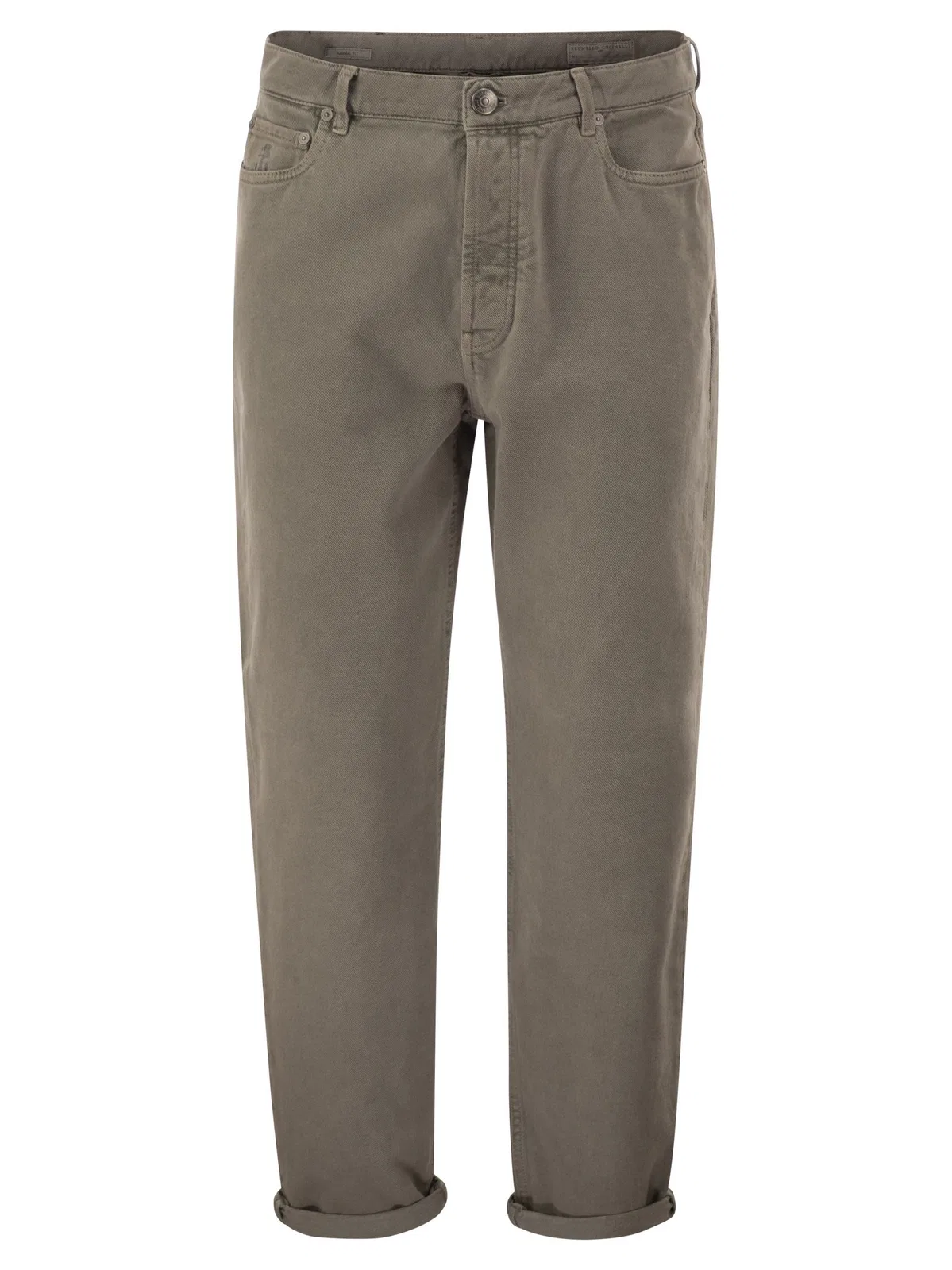 Brunello Cucinelli Five-Pocket Cotton Jeans With A Contempo