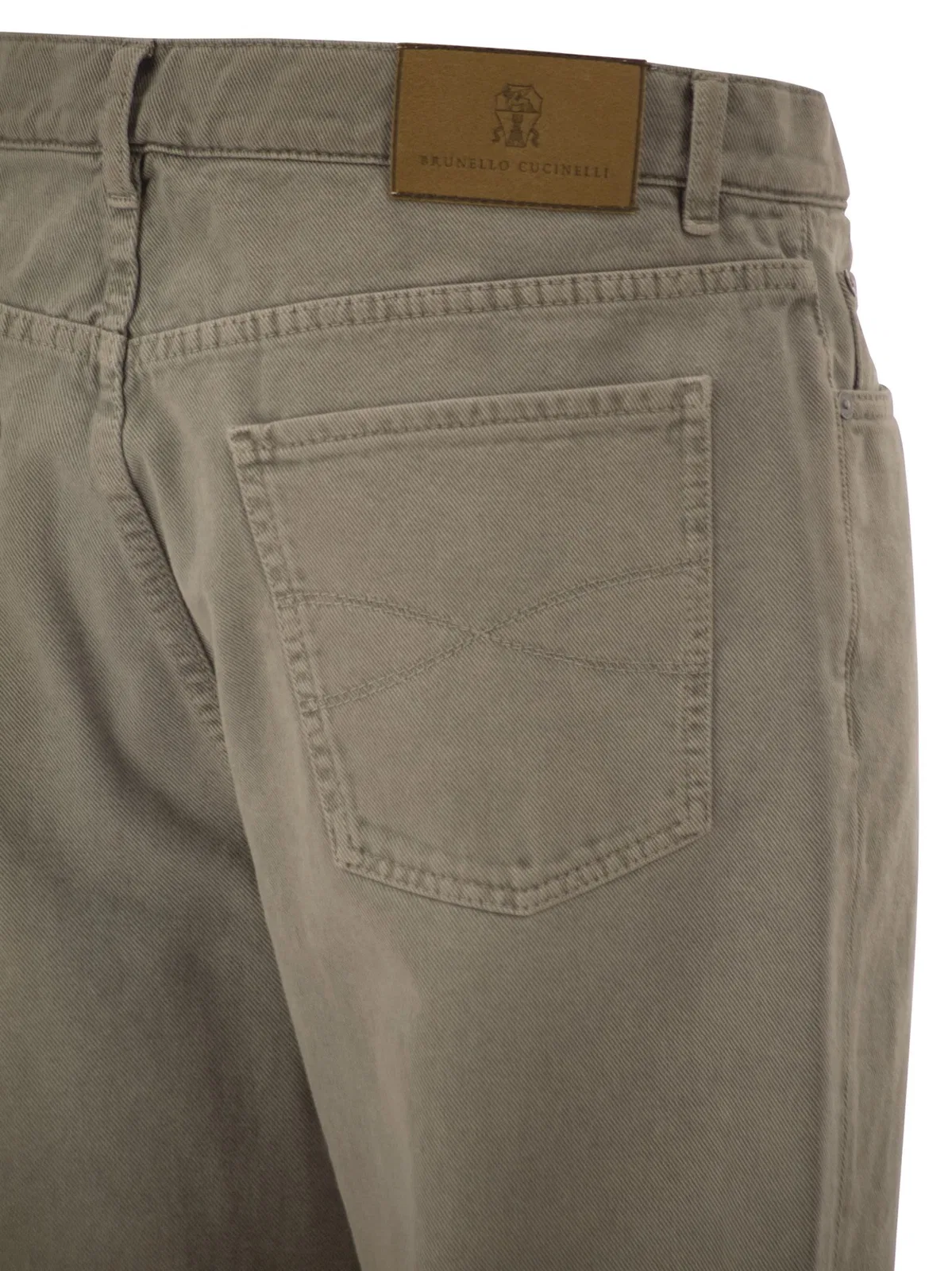 Brunello Cucinelli Five-Pocket Cotton Jeans With A Contempo