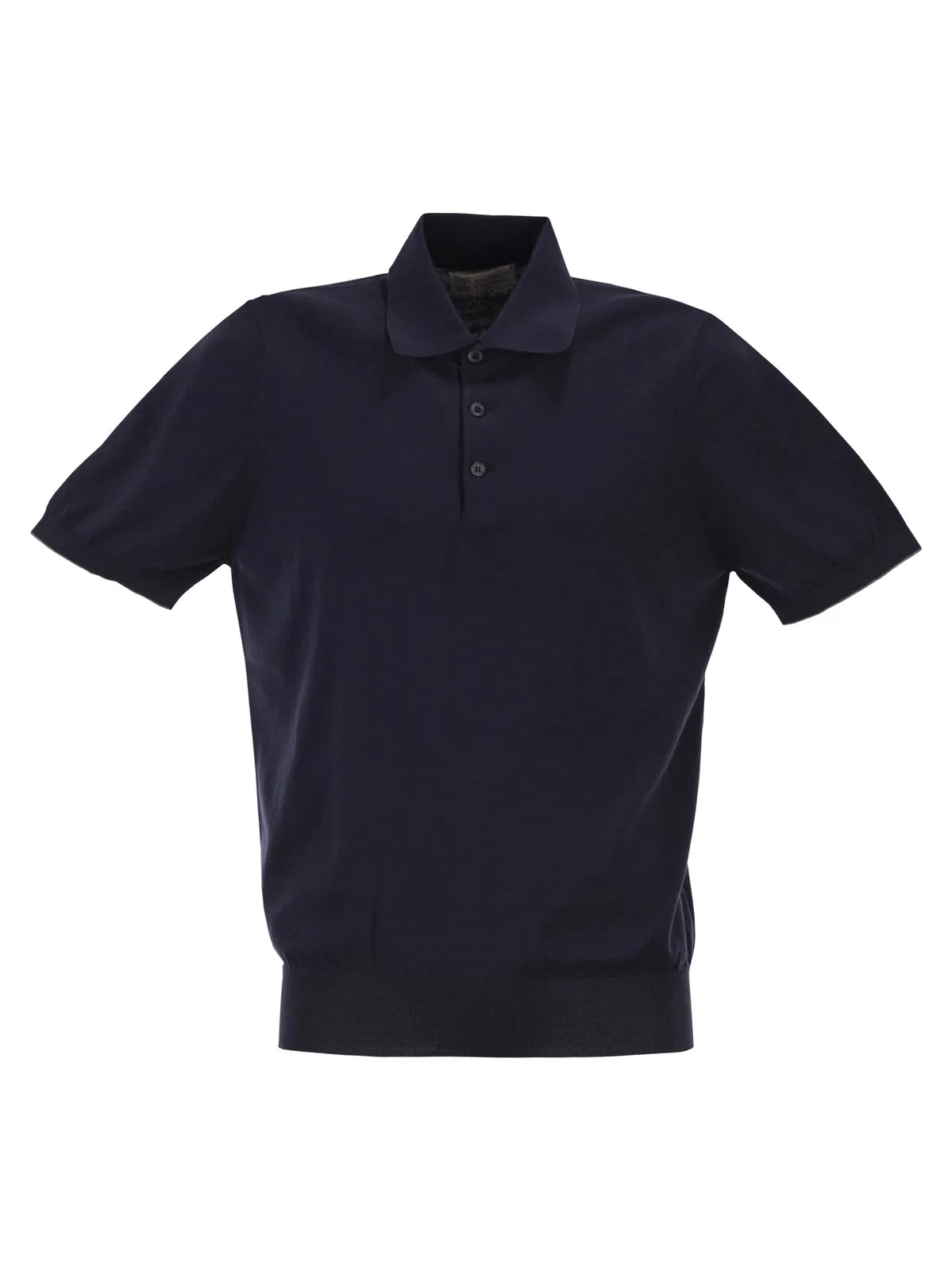 Brunello Cucinelli Lightweight Cotton Knit Polo Shirt