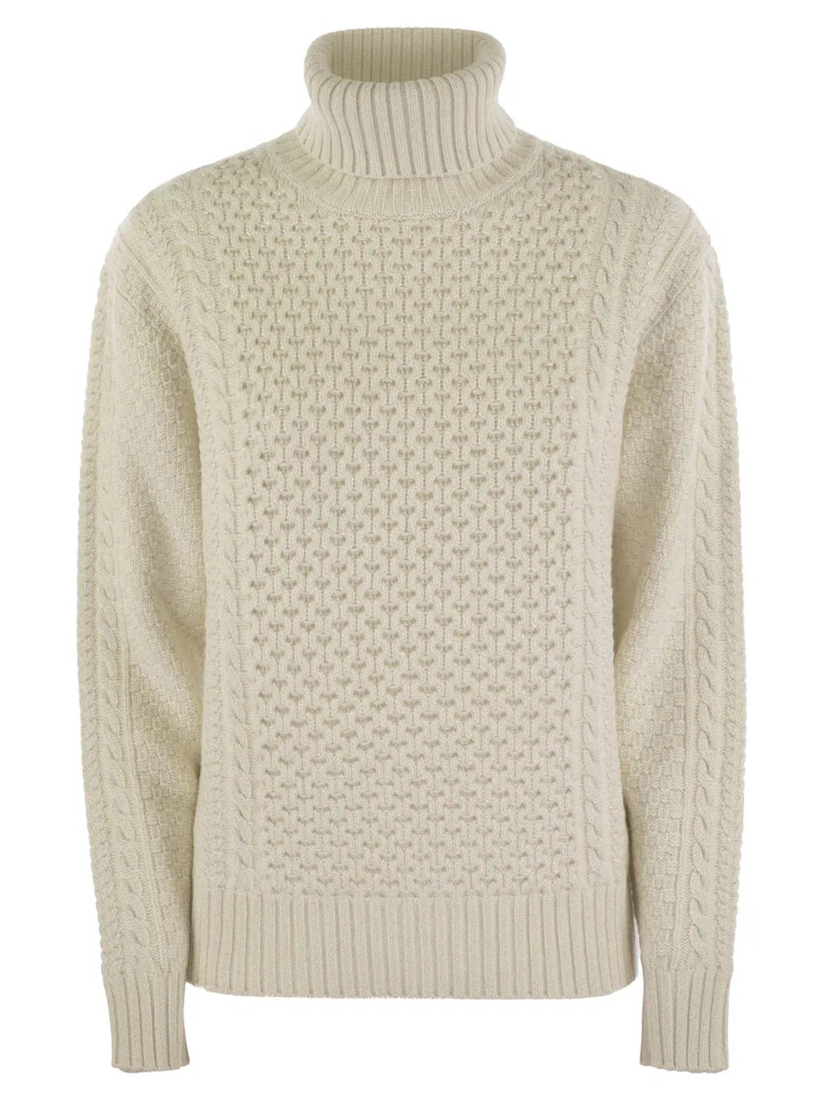 Fabiana Filippi Turtleneck Jumper With Special Workmansh