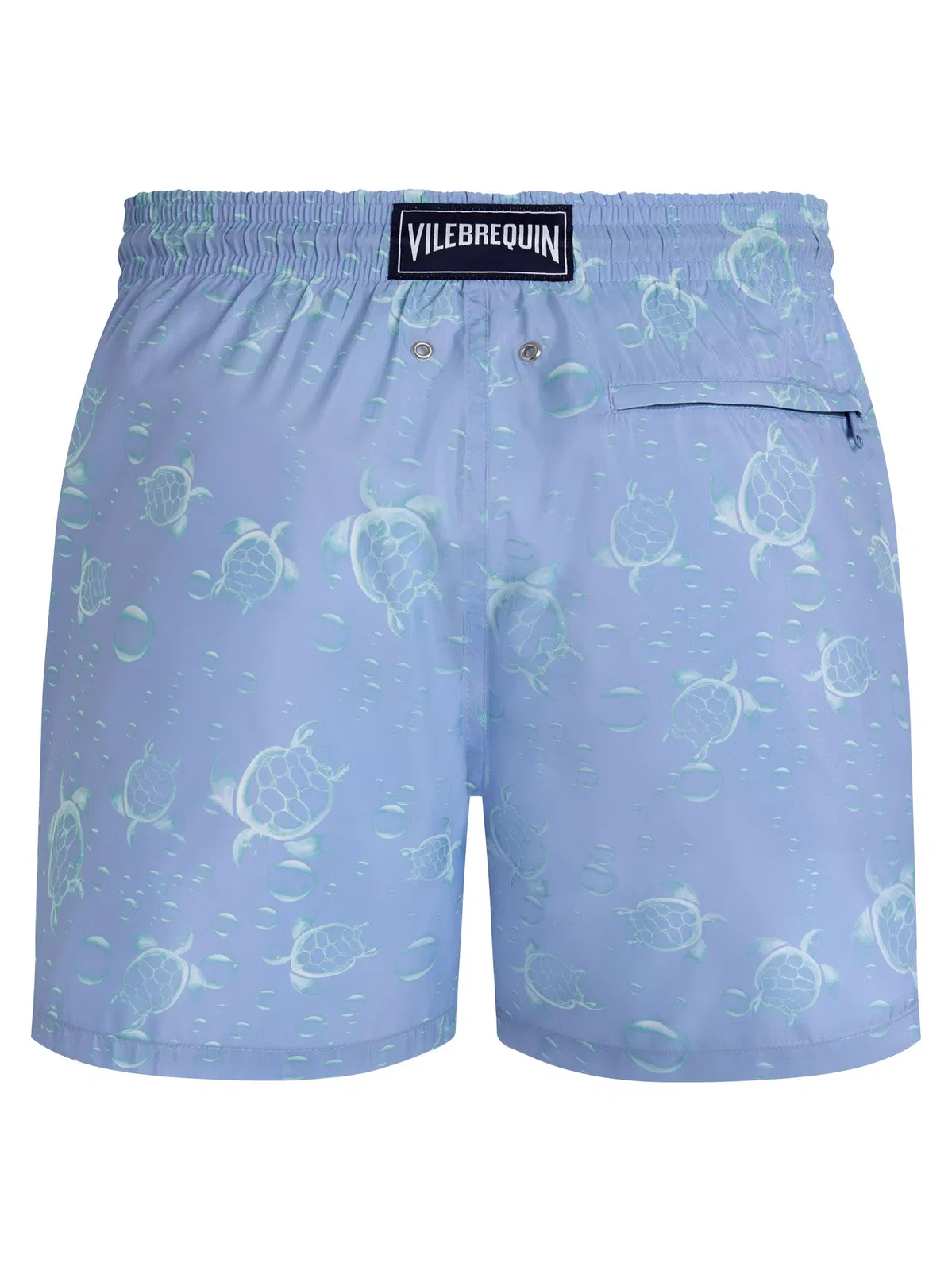Vilebrequin Menโs Swim Shorts With Turtle And Water
