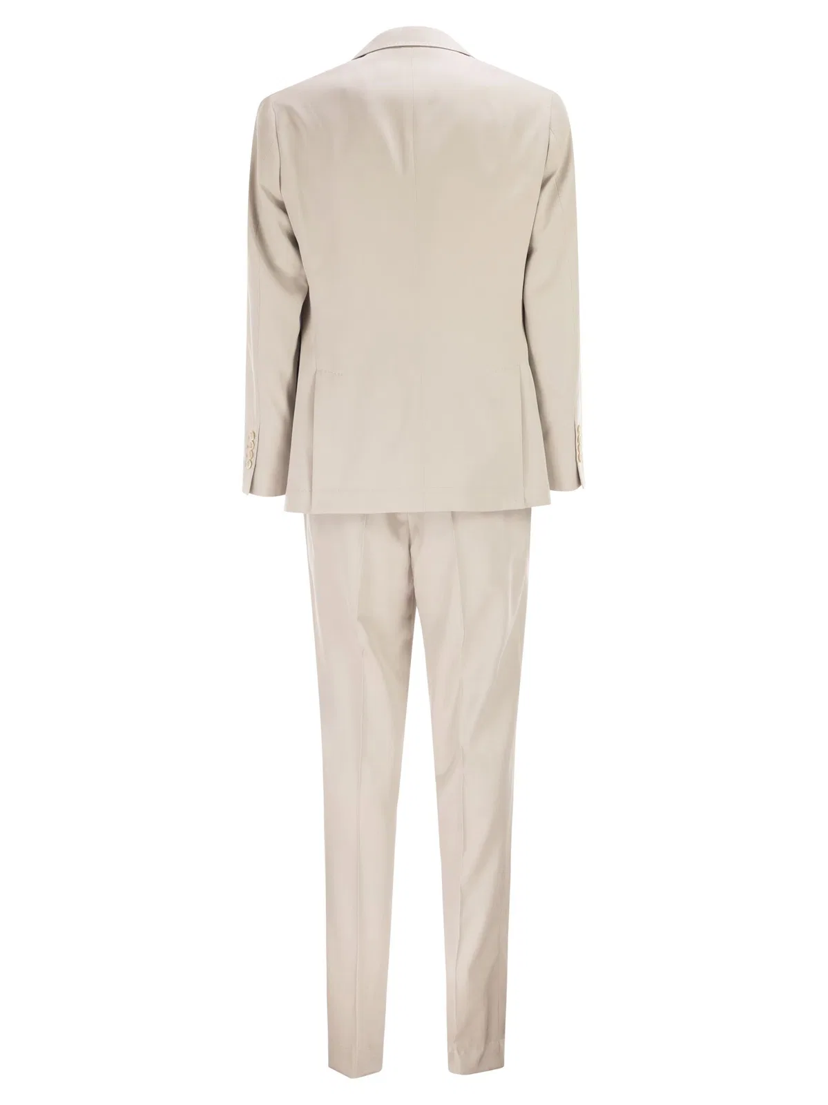 Brunello Cucinelli Silk Suit With Three-Button Blazer