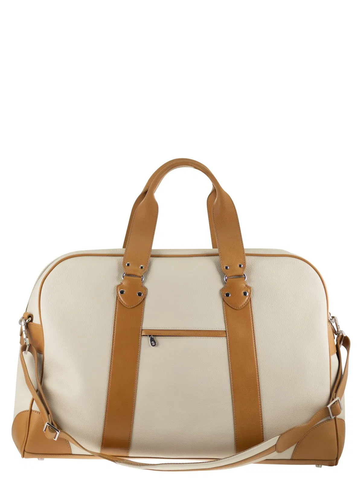 Brunello Cucinelli Street Bag In Grained Calfskin And Cowhi