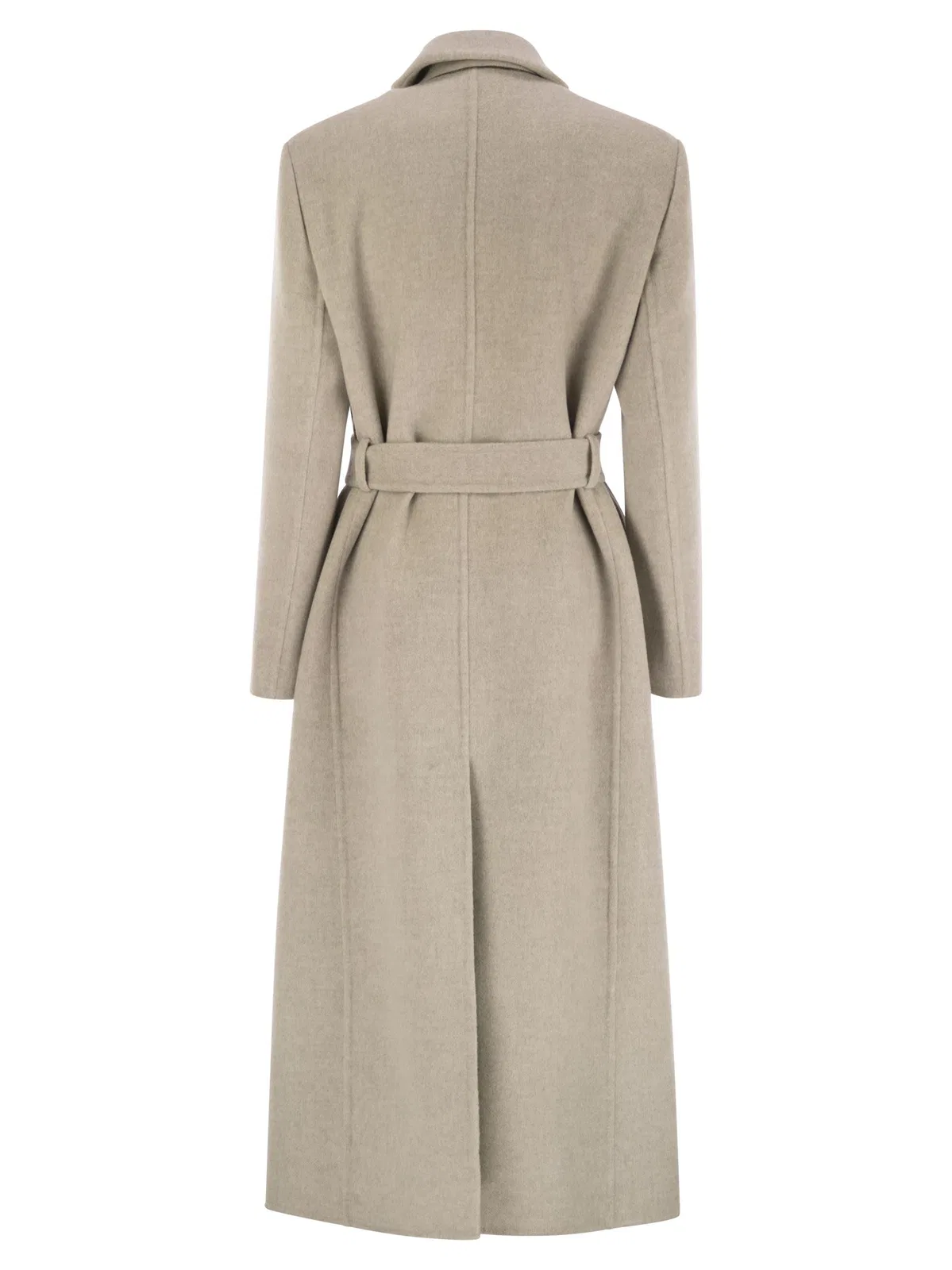 Brunello Cucinelli Double-Breasted Coat In Virgin Wool And