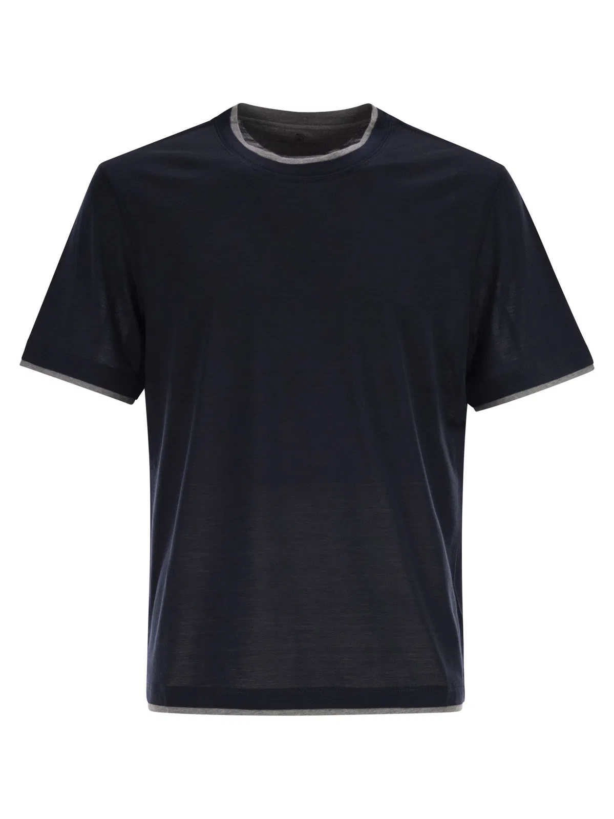 Brunello Cucinelli Silk And Cotton T-Shirt