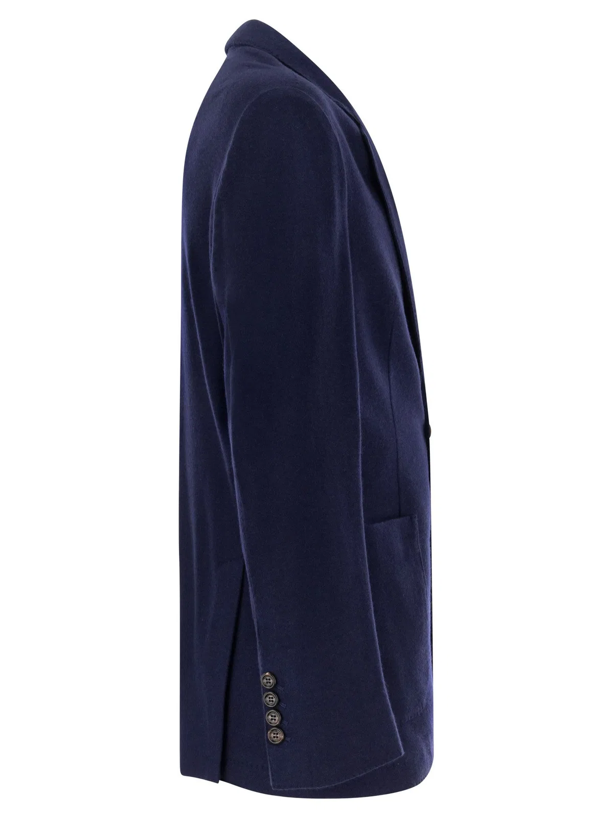 Brunello Cucinelli Cashmere Jersey Blazer With Patch Pocket
