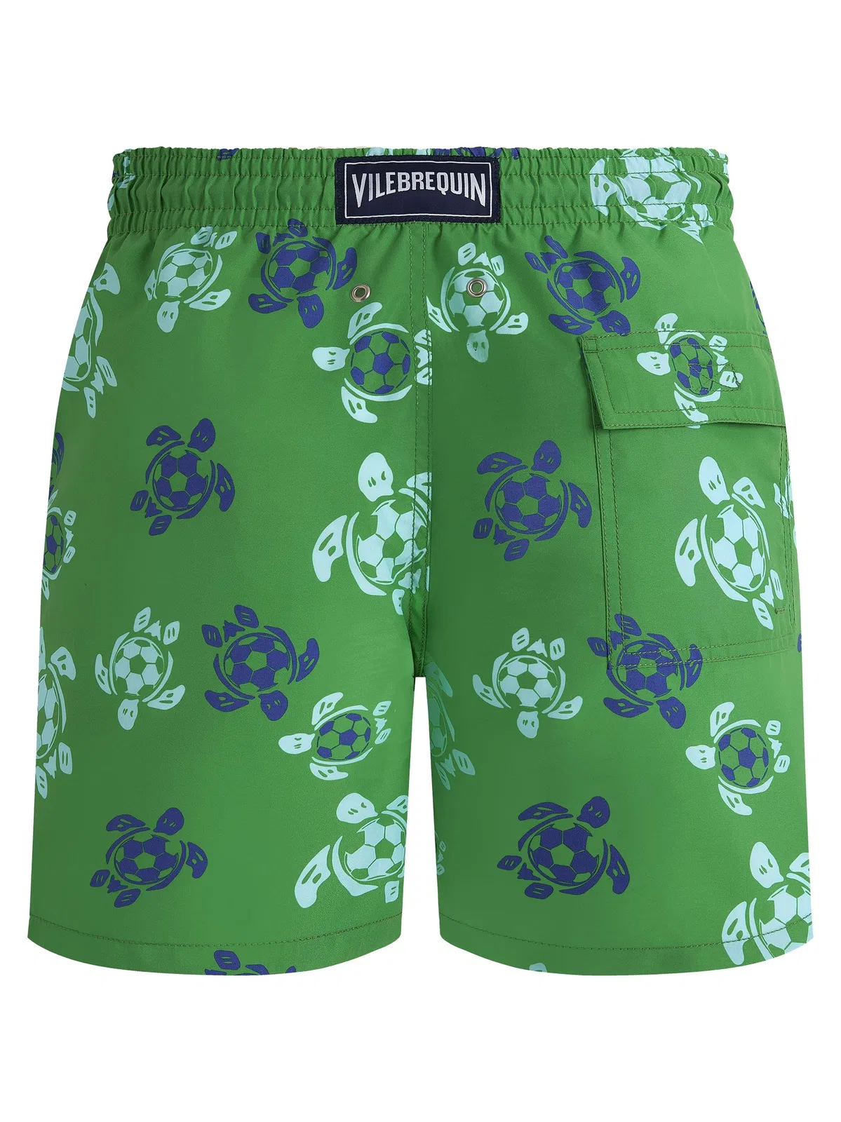 Vilebrequin Men’s Swim Shorts With Graphic Turtle Pr