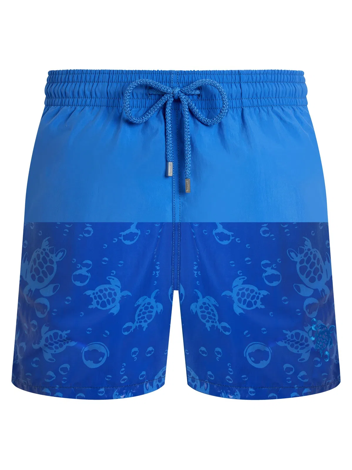 Vilebrequin Swim Shorts With Blue Gradient And Water