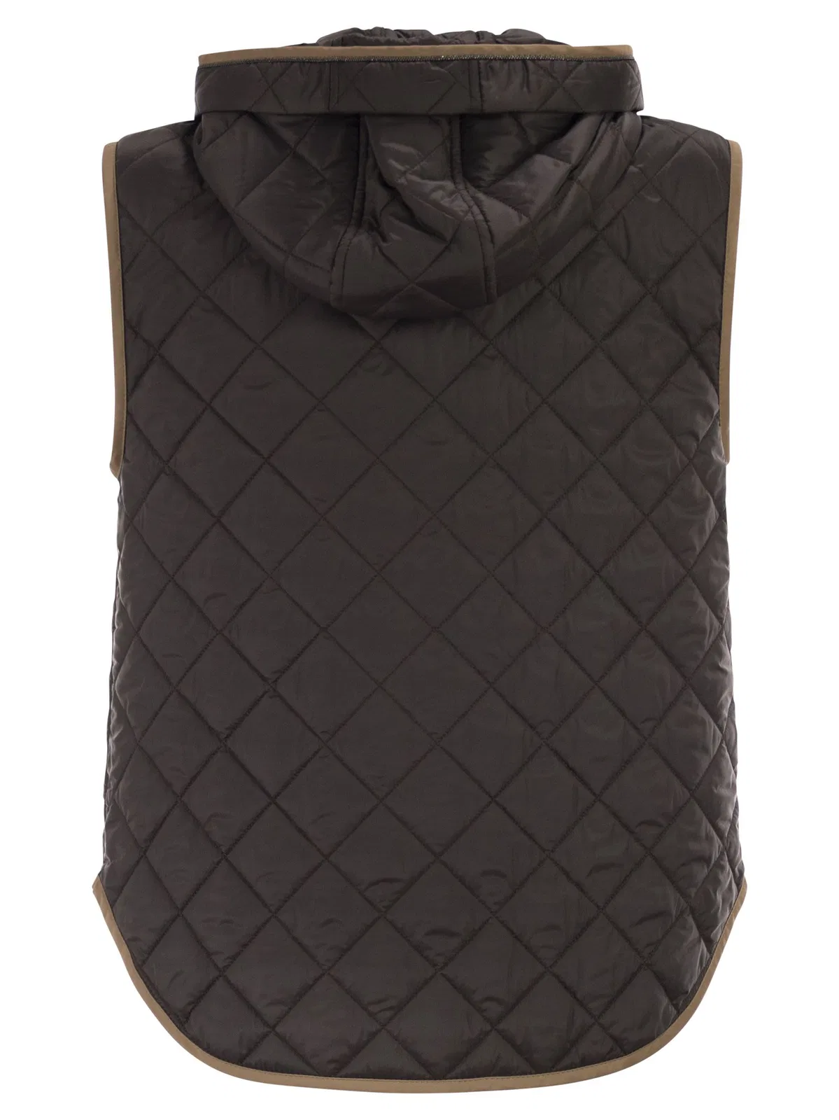 Brunello Cucinelli Lightweight Opaque Nylon Quilted Gilet W