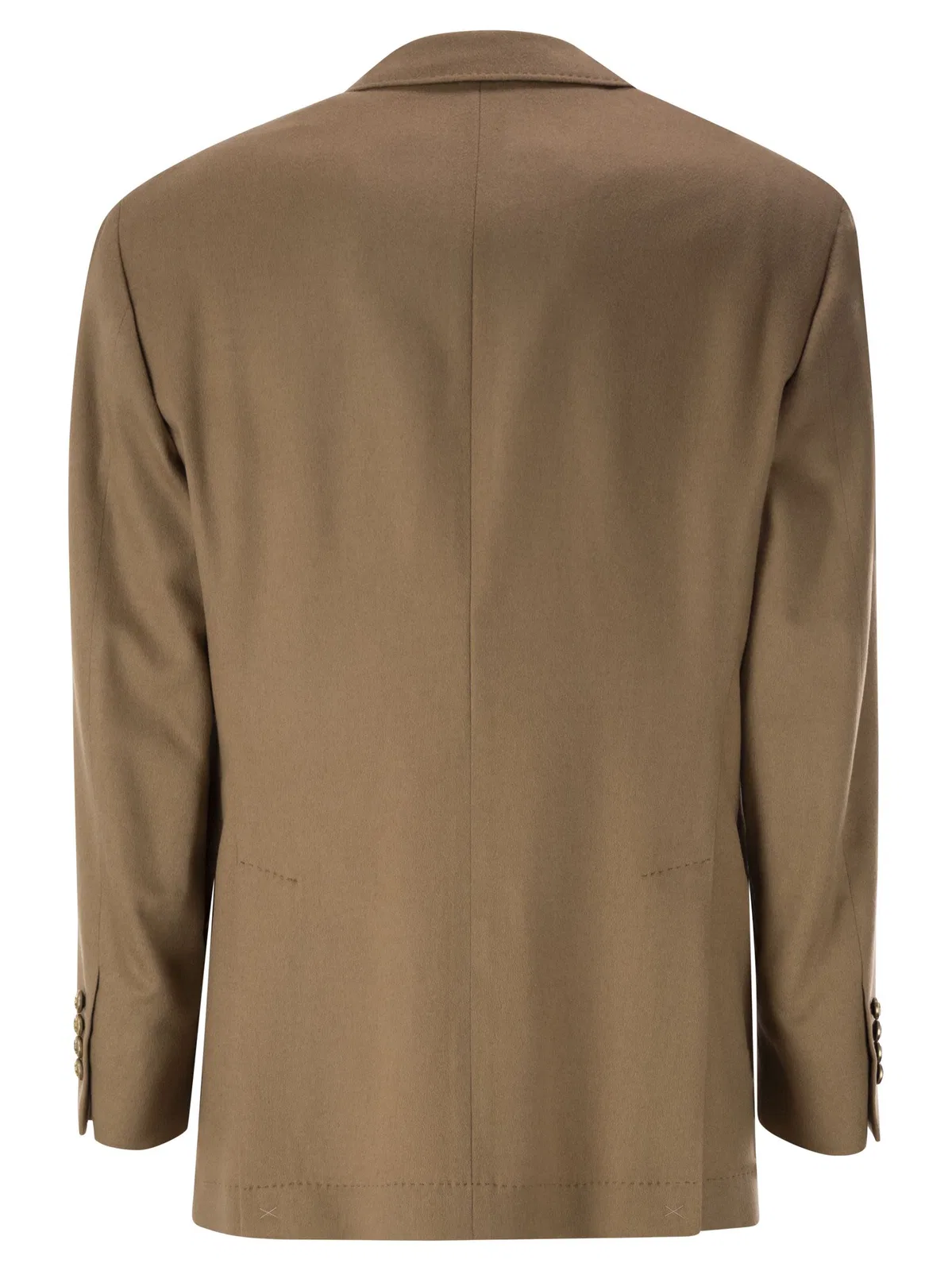 Brunello Cucinelli Double-Breasted Pure Camel Hair Blazer W