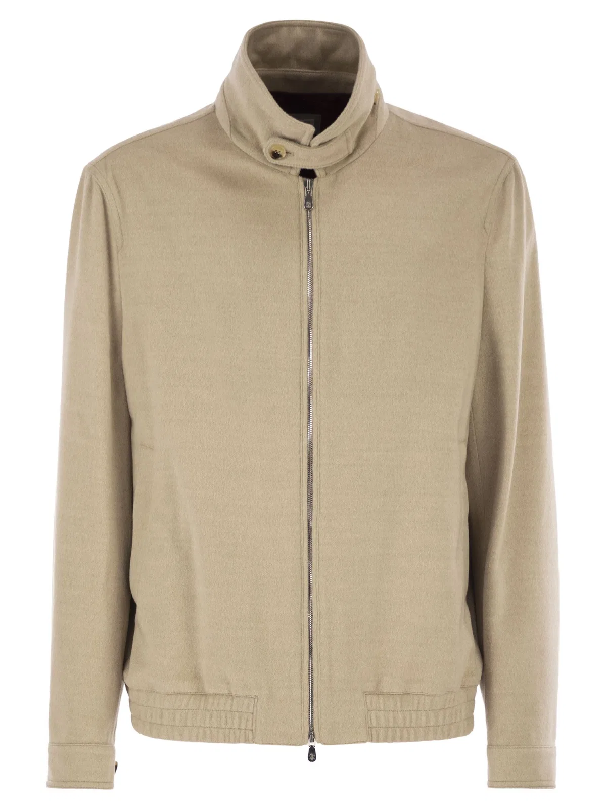 Brunello Cucinelli Virgin Wool Bomber Jacket With Stand Col